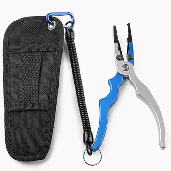 

HiMISS Stainless Steel Fish Grip Pliers Lure Clamp Hand Controller Holder Fishing Gear Control Fisher
