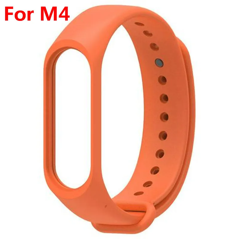 Для xiaomi mi Band 3 4 спортивный ремешок часы силиконовый ремешок для xiaomi mi band 3 4 браслет mi band 4 3 ремешок умный Браслет - Цвет: For Xiaomi Mi Band 4