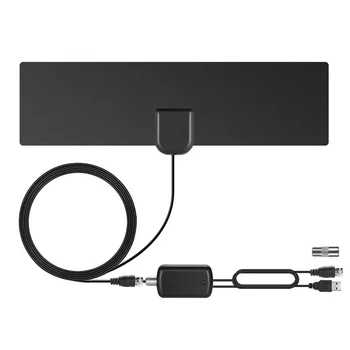 

2018 Version TV Antenna, Indoor Digital HDTV Antenna Amplified 80 Mile Range 4K HD VHF UHF Freeview for Life Local Channels Broa