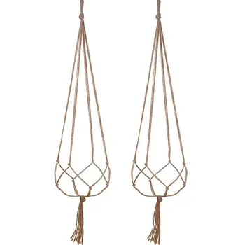 

2 Pack 48 Inches Plant Hanger Flower Pot Plant Holder for Indoor Outdoor Decorations, Large, 4 Legs
