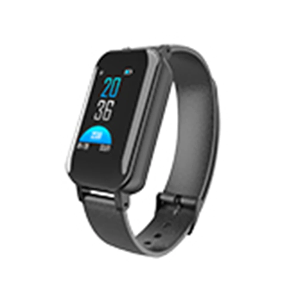 Смарт-часы водонепроницаемый IP67 мониторинг сердечного ритма сна Встроенный Bluetooth умный двойной браслет для наушников для мужчин фитнес-трекер