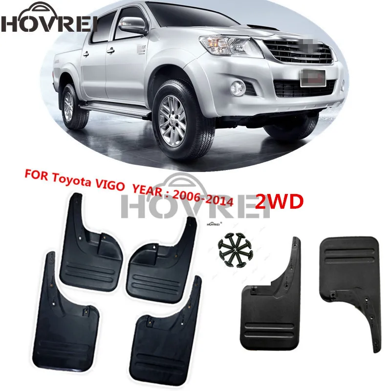 Брызговики для Toyota Hilux VIGO 2WD 2006 2007 2008 2009 2010 2011 2012 2013 2014|Грязезащита| |