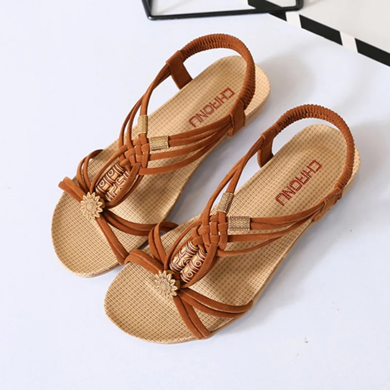 Женские босоножки Новинка 2020 года Пляжная женская обувь Женская Сезон весна лето
