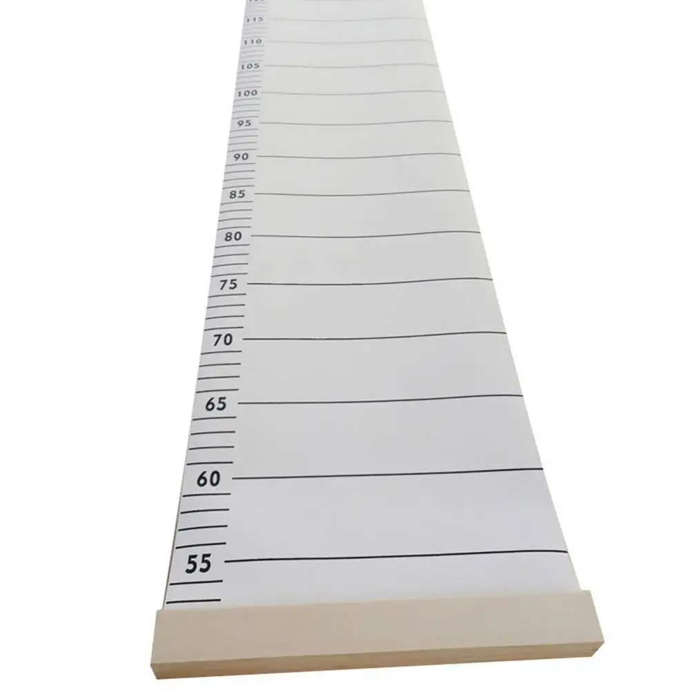 Nordic Children Height Ruler Canvas Hanging Growth Chart Kids Room Wall Decor Decorative Growth Charts Height Ruler