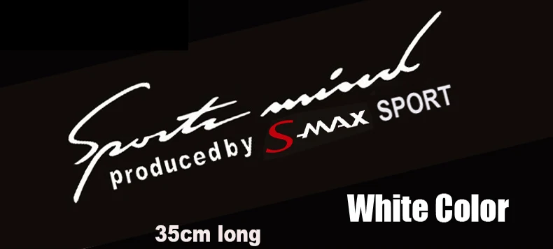 Украшение для автомобильной фары наклейки для ford smax S-MAX - Название цвета: Белый