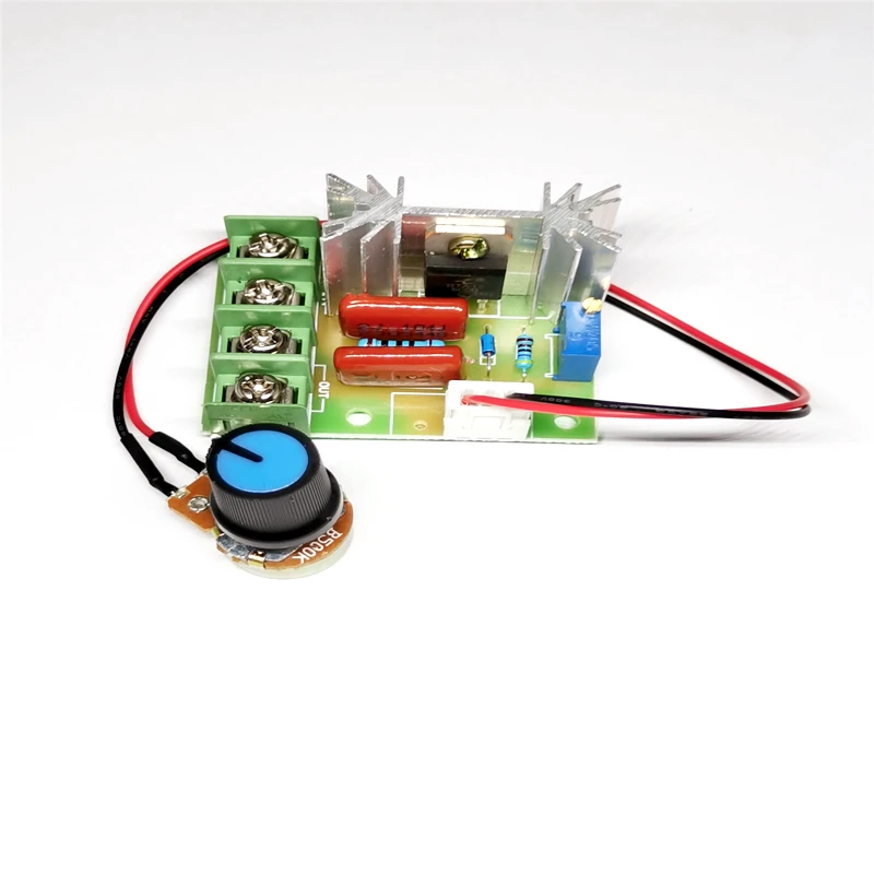Controlador del motor de CA 220V 2000W regulador de voltaje oscurecimiento reguladores controlador de velocidad del Motor termostato voltaje electrónico regulador