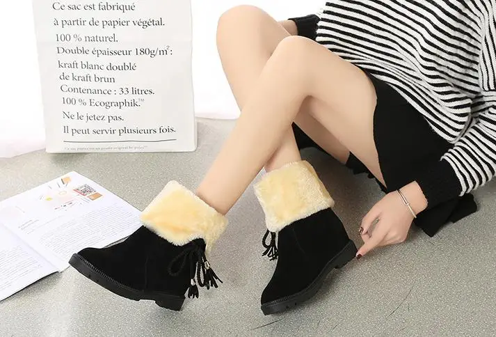 winter models in the thick bottom of the women's shoes in the tube Martin women's boots cotton boots snow boots