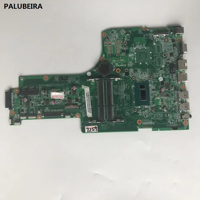 PALUBEIRA материнская плата для ноутбука DA0ZYWMB6E0 NBMP811001 NB. MP811.001 для acer aspire E5-771G E5-771 материнская плата DDR3L