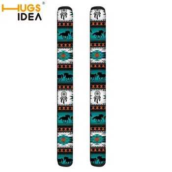 

HUGSIDEA Aztec Style Horse Print Refrigerator Door Handle Cover Handle Anti-skid Protector for Fridge Oven Keep off Fingerprit