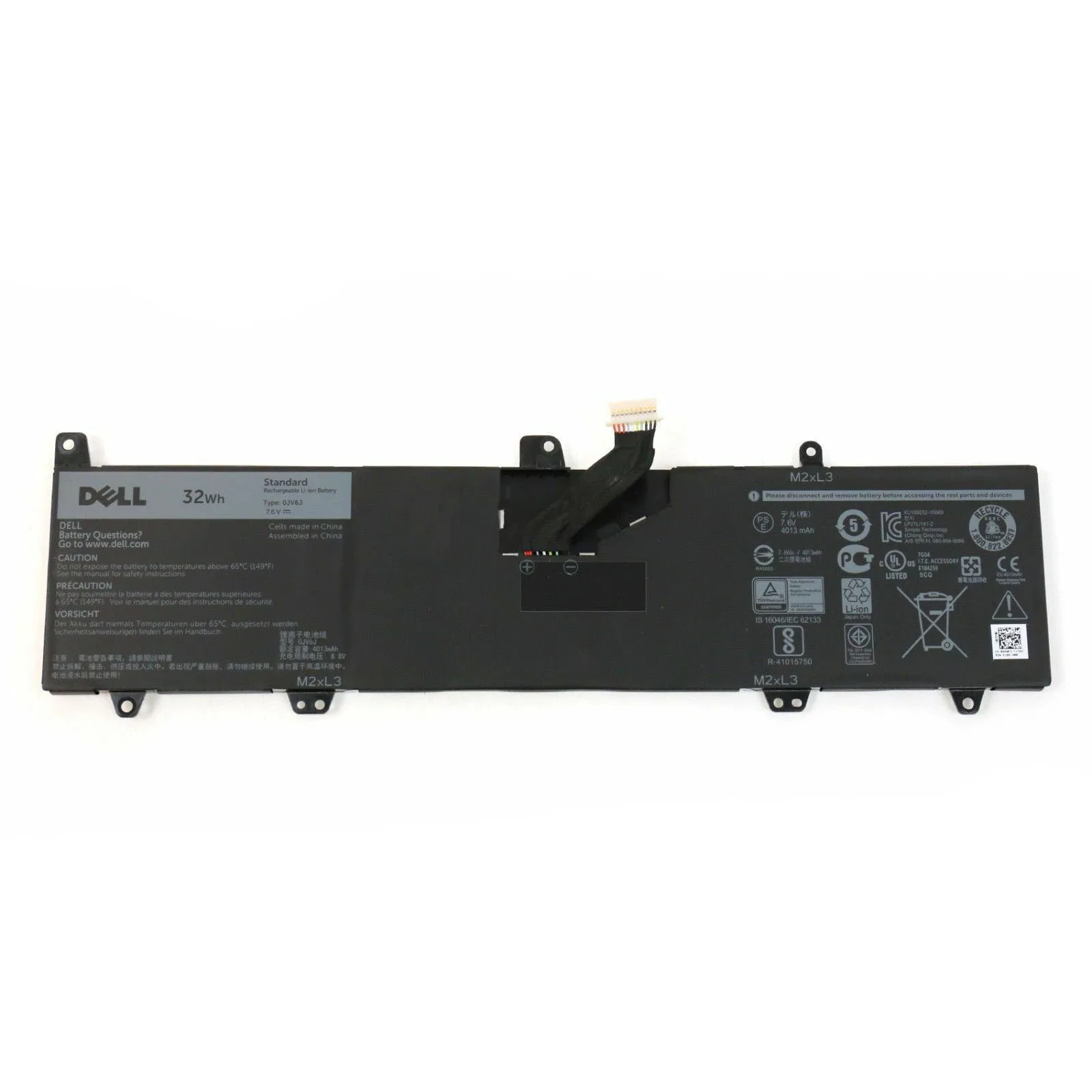 Новые оригинальные Батарея для Dell Inspiron 11 3162 3168 3164 8NWF3 PGYK5 0PGYK5 7,6 V 32WH