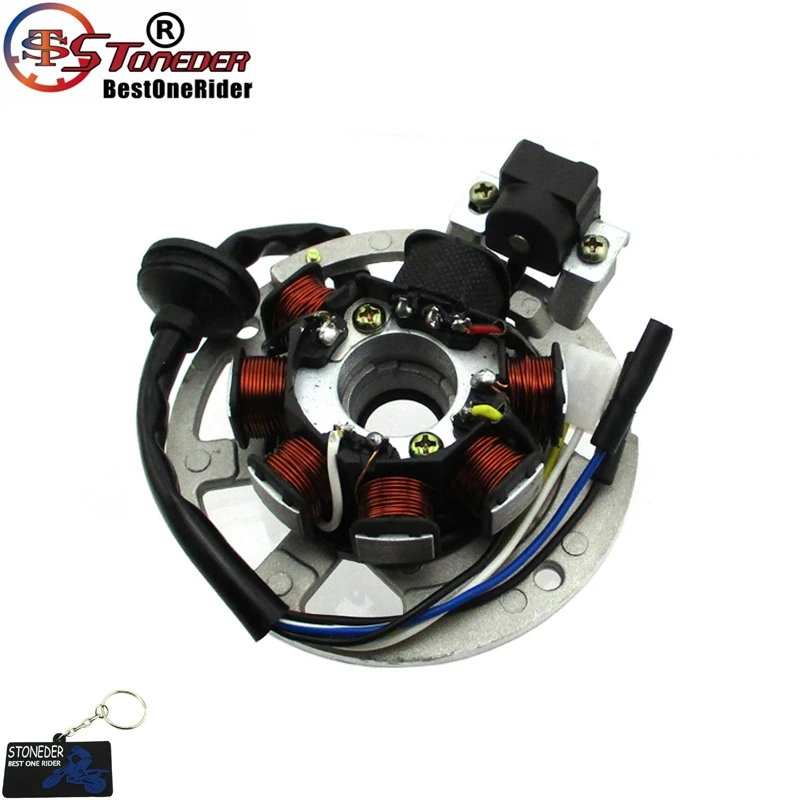 Магнитный статор зажигания STONEDER 5 проводов 7 катушек для 2-тактного Eton Arctic Cat Yamaha JOG