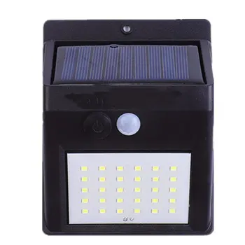 

30/20 LED Outdoor Waterproof Solar Wall Lamp PIR Motion Sensor Garden Light Solar Powered Spotlight Solar Light Street Light