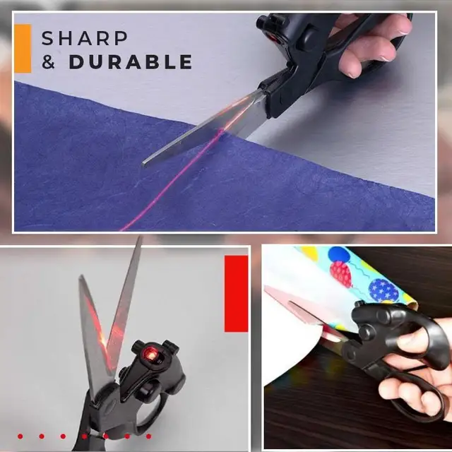 Professional Sharp Laser Guided Scissors 2