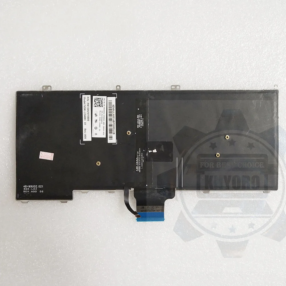 95%new Keyboard For Genuine for Dell Latitude 12 7000 E7240 E7440 Backlit Keyboard RXKD2 CN-0RXKD2