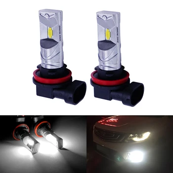 

ANGRONG 10W High Power H8 H11 CSP LED DRL Daytime Driving Fog Head Light Bulbs Xenon 12V