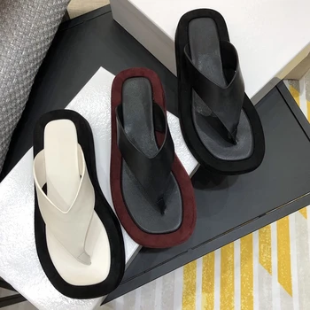 

Women Summer Slippers 2020 Fashion Thick BottomShoes Women Summer Sandals Slipper Indoor Outdoor Flip flops Beach Shoes Female S