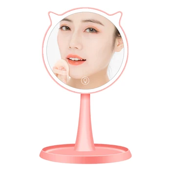 

Led Makeup Mirror 10x Multiplying Mirror High Definition Clarity Led Cosmetic Mirror Usb Charging Mirror