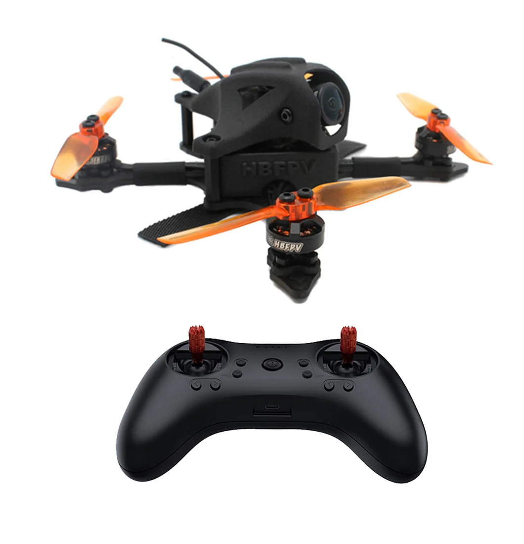 

JMT HBFPV FF65 V2 65mm 2.5 Inch 4S Toothpick FPV Drone RTF with F4 FC OSD 12A Blheli_S ESC 1103 7000KV Motor T8S Radio Control