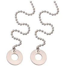 

2X Zinc Alloy Cymbal Sizzler Extension Chain For Drum Jazz Set Used For Drum Kits, Jazz Drums