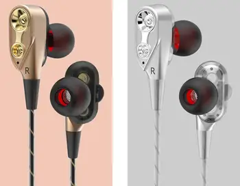 

HiFi Stereo Earphone In Ear Turbo earphones with Mic Bass Headset Subwoofer Earphones For iPhone for Xiaomi 4X mi5