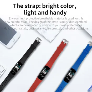 

Smart Bracelet Color Screen Bluetooth Blood Pressure Heart Rate Monitor Fitness Watch LHB99