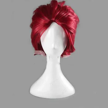 

Akuma No Riddle Namatame Chitaru red short hair Halloween Cosplay Wig + Wig Cap