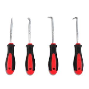 Image 1 - 4pcs Screwdriver Car Accessories Craft Durable Remover Portable Auto Pick Hooks Oil Seal Gasket O Ring Useful Hand Tool Set