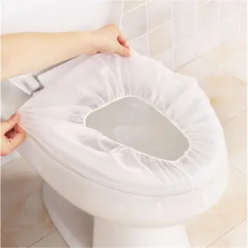 

1pcs Disposable Toilet Paper Hotels Universal Toilet Sticker Seat Cover Business Travel Stool Set Health Safety Protective Film