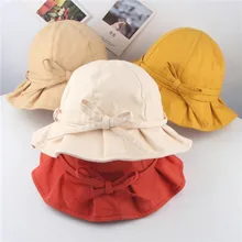 Модная детская Милая Солнцезащитная шапка с бантом для рыбака зимние шапки для женщин Повседневная Кепка pello da donna#30