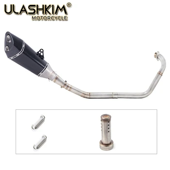 

Motorcycle Full Exhaust Escape System Modifed Middle Link Pipe Slip On For yamaha YZF-R15 R5 MT-15 MT 15 125 2008-2017