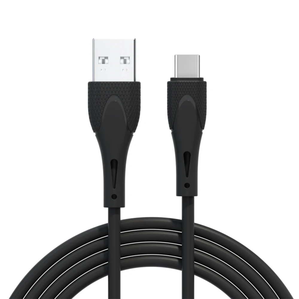 Liquid Silicone USB Cable 2.4A Fast Charging Wire Type-C/Micro USB/iOS Quick Charger Data Cable Core For iphone huawei xiaomi 11 iphone to hdmi Cables