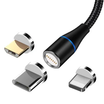 

Erilles Magnetic Data Cable Three One Super Fast Magnetizing Suction Line New Flash Charging Creative Mobile Phone
