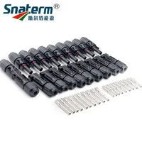 10 paires de connecteurs ou avec 1 paire de connecteurs de panneaux solaires connectés à clé mâle et femelle IP67 1000Vdc pour une utilisation du système solaire 2