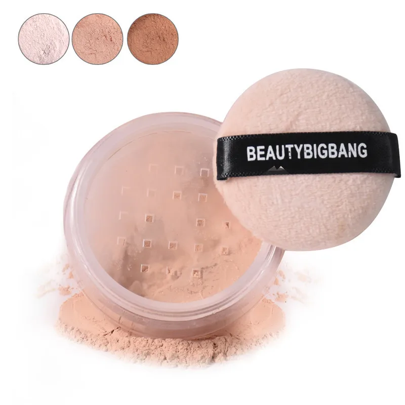 Beauty BigBang 8 г Матовая натуральная рассыпчатая пудра для макияжа, совершенствующая полупрозрачное дно, косметическая пудра для лица