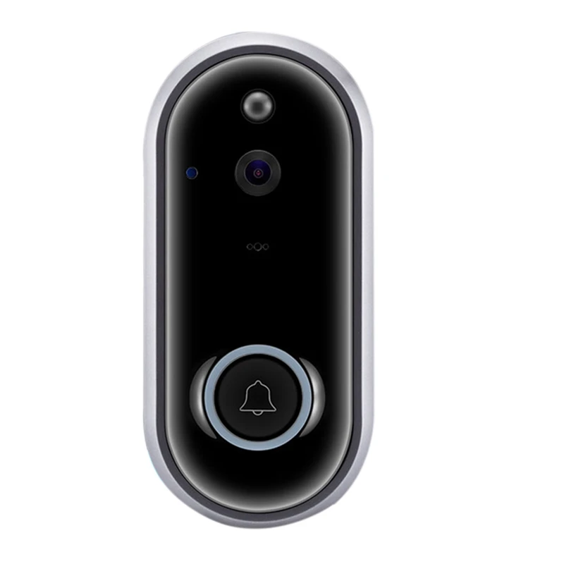 

Video Doorbell, Wireless Video Doorbell 720 P Hd Wifi Security Camera, Real-Time Two-Way Talk And Video, Night-Vision, Pir Motio