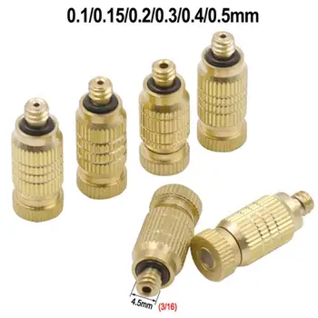 

Atomizing Nozzle 3/16" Brass High Pressure Atomizing Cooling Humidifying Nozzle Spray Head Sprinkler Spray Base