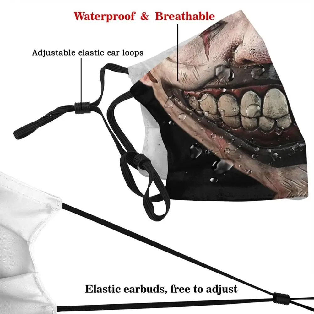 Ahs Twisty The Clown Horror Face Mask Adult Child Washable Pm2.5 Filter Creativity Halloween