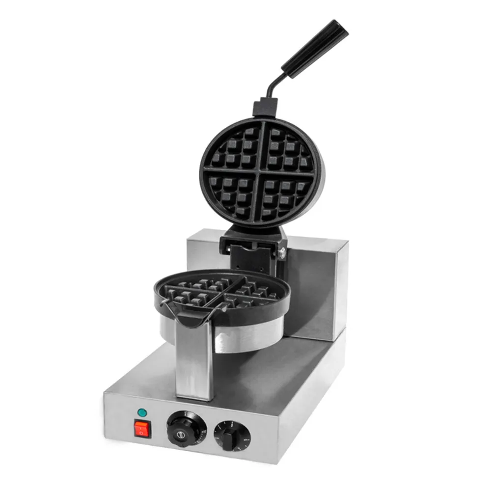 High quality Single head rotary waffles maker egg waffle making machinewaffle making machine