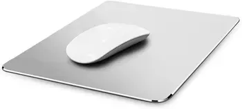 

Hard Silver Metal Aluminum Mouse Pad Mat Smooth Magic Ultra Thin Double Side Mouse Mat Waterproof Fast and Accurate Control