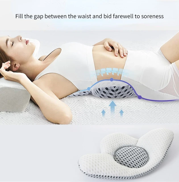 Lumbar Support Pillow Sleeping  Lumbar Support Cushion Bed - Memory Foam  Lumbar - Aliexpress