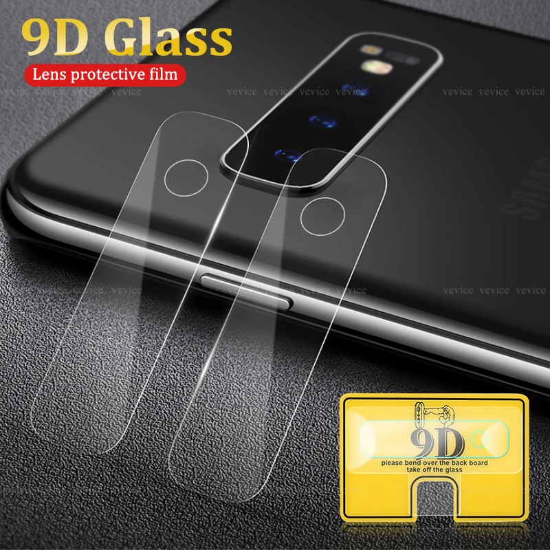 2x 9D прозрачная пленка для объектива камеры Samsung Galaxy S10 9 Plus S8 10e экран из