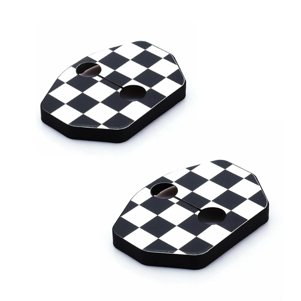 Подходит для MINI ONE COOPER FUN CLUBMAN R55 R56 R57 R58 R59 защитный замок с пряжкой - Название цвета: Checker
