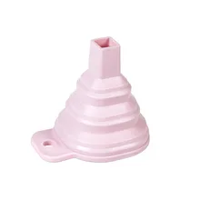 Силиконовая воронка, кухонная Домашняя мини-Пищевая складная телескопическая воронка, инструменты для выпечки масла, жидкие запчасти