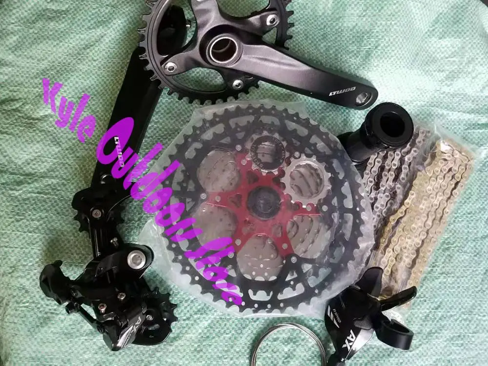 Велосипедная многофункциональная кассета LTWOO AX11 Groupset 11S MTB + Цепь YBN|Велосипедный