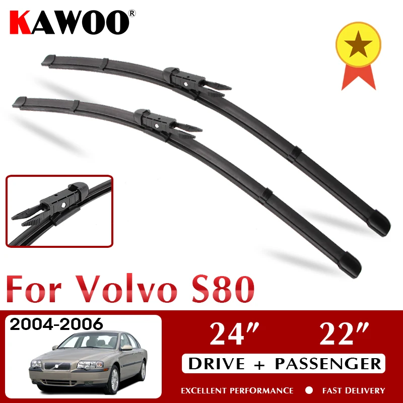 Kawoo Wiper Front Car Wiper Blades For Volvo S80 20042006 Windshield