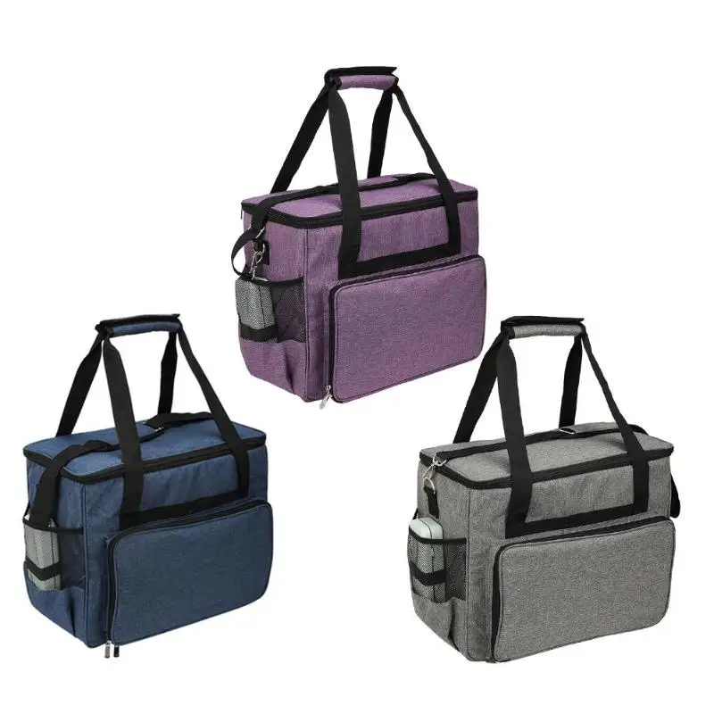 

1PCS Oxford Cloth Sewing Machine Storage Bag Large Capacity Sewing Tools Handbag Knitting Needle Yarn Bags Sewing Organizer