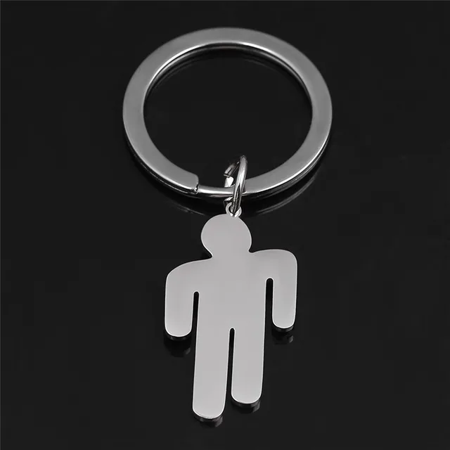 Billie Eilish Pendant Necklace Bead Chain Stainless Steel Jewelry Billie Eilish Necklace