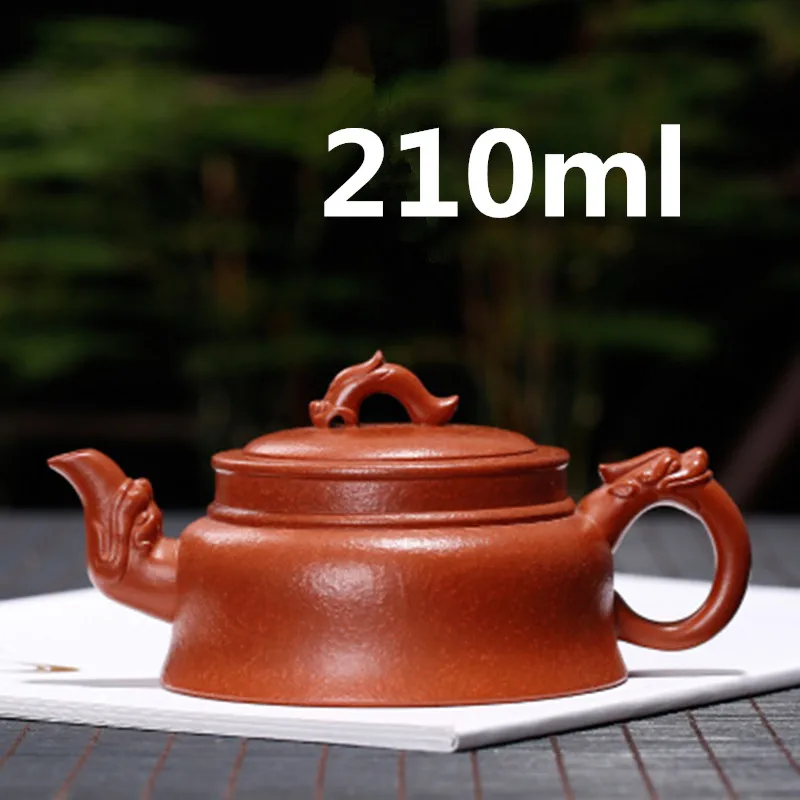 

Chinese Ceramic Teapot Clay Tea pot Yixing Zisha Clay Handmade Pots Gongfu Tea Set 210ml New Arrived High Quality With Gift Box