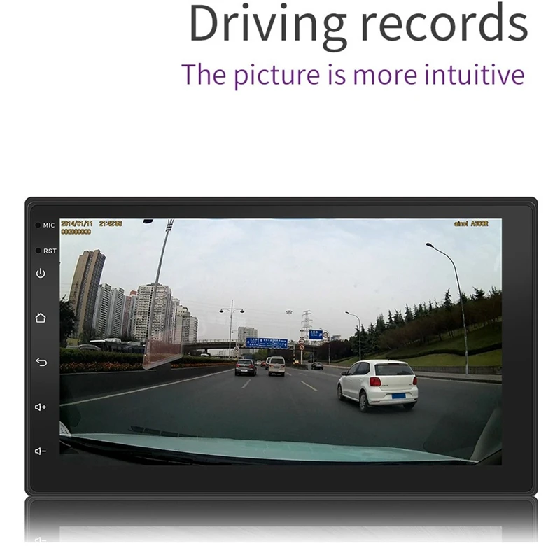Double Din Android 8.1 Universal Car Multimedia MP5 Player GPS Navigation 7 Inch HD Touch Screen 2 Din Built in WiFi Car Stereo