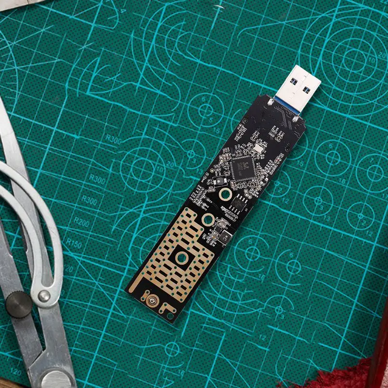 Адаптер PPYY-NVMe для USB M.2 SSD для USB 3,1 type a с адаптером для жесткого диска RTL9210
